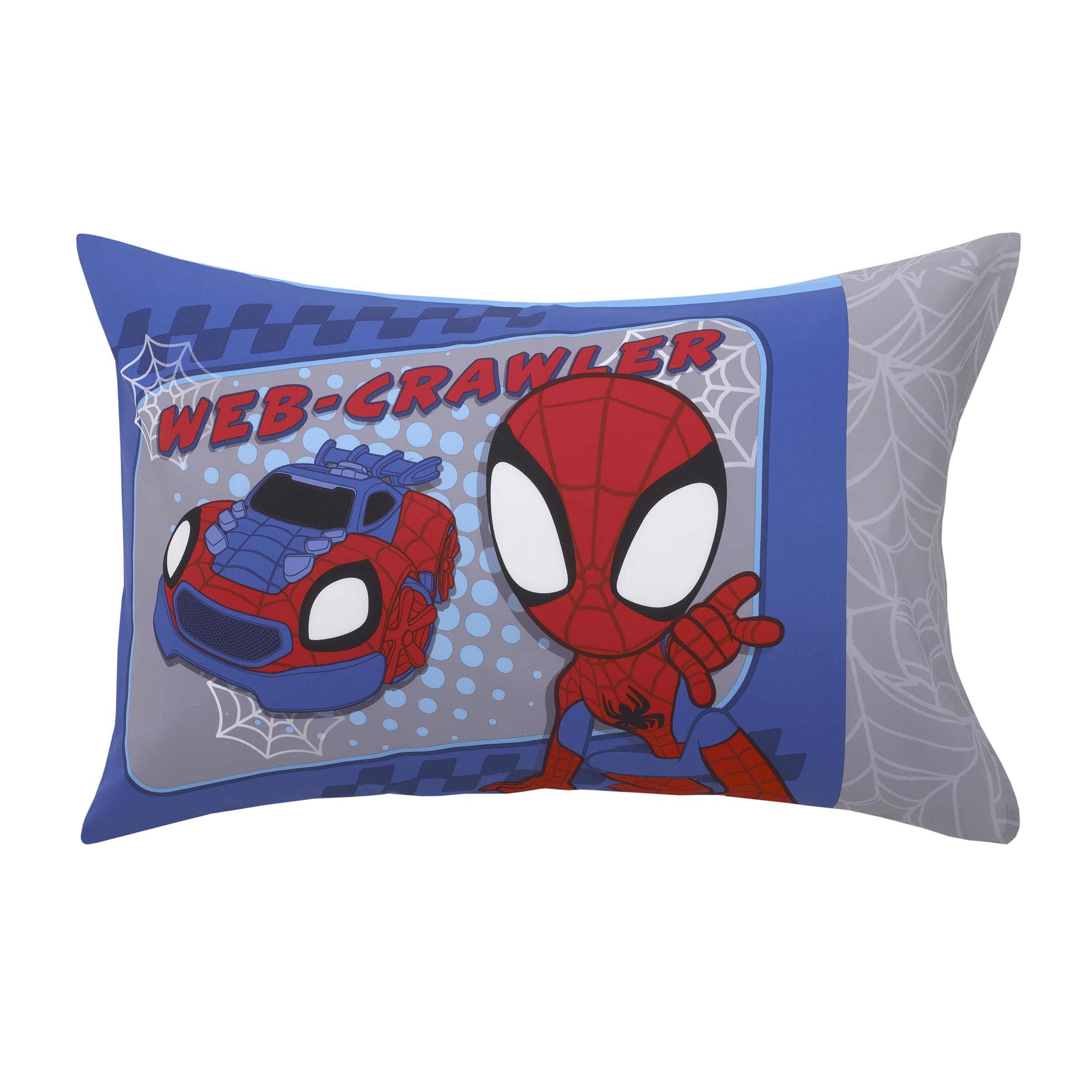 NoJo Marvel The Avengers I Am A Hero Blue, Green, Red, and Yellow 4 Piece Toddler Bed Set - Comforter, Fitted Bottom Sheet, Flat Top Sheet, and Reversible Pillowcase