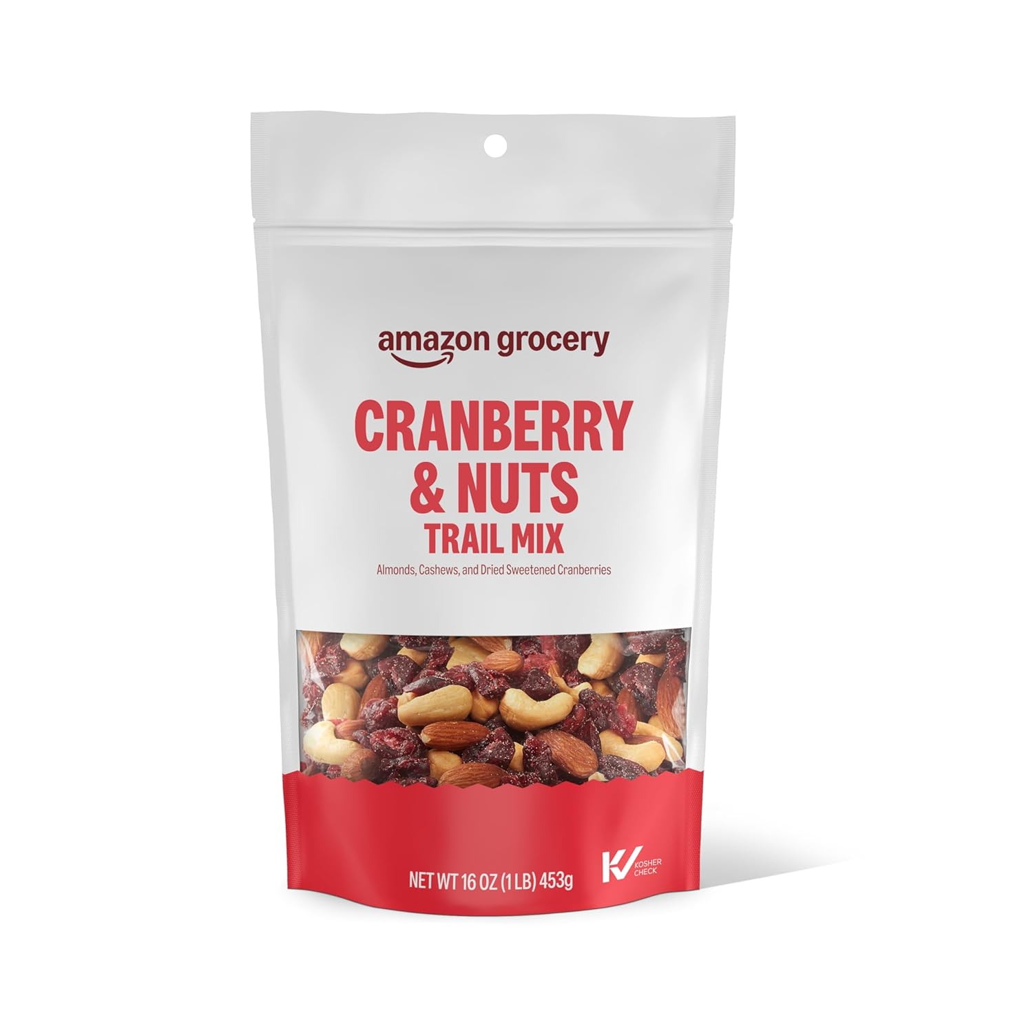 Amazon Grocery, Cranberry & Nuts, Trail Mix, 16 Oz (Previously Happy Belly, Packaging May Vary)