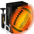 Glow in The Dark Football, Light Up LED Football Size 6, USB Rechargeable, Cool Outdoor Sports Boy Toys for Night Games, Birthday Gifts for Kids & Teens Age 6–12