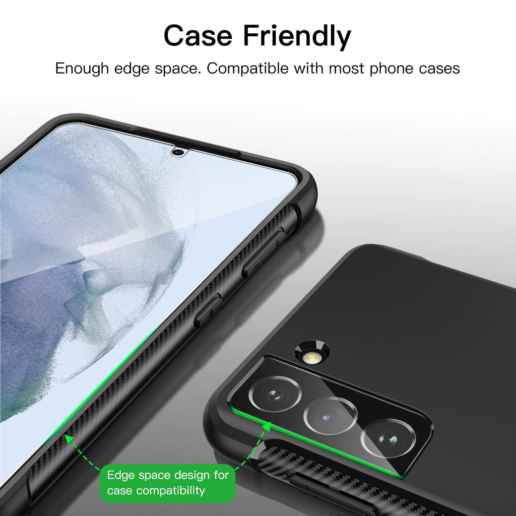 JETech Screen Protector for Samsung Galaxy S20 FE 6.5-Inch with Camera Lens Protector, Tempered Glass Film, Fingerprint ID Compatible, HD Clear, 2-Pack Each