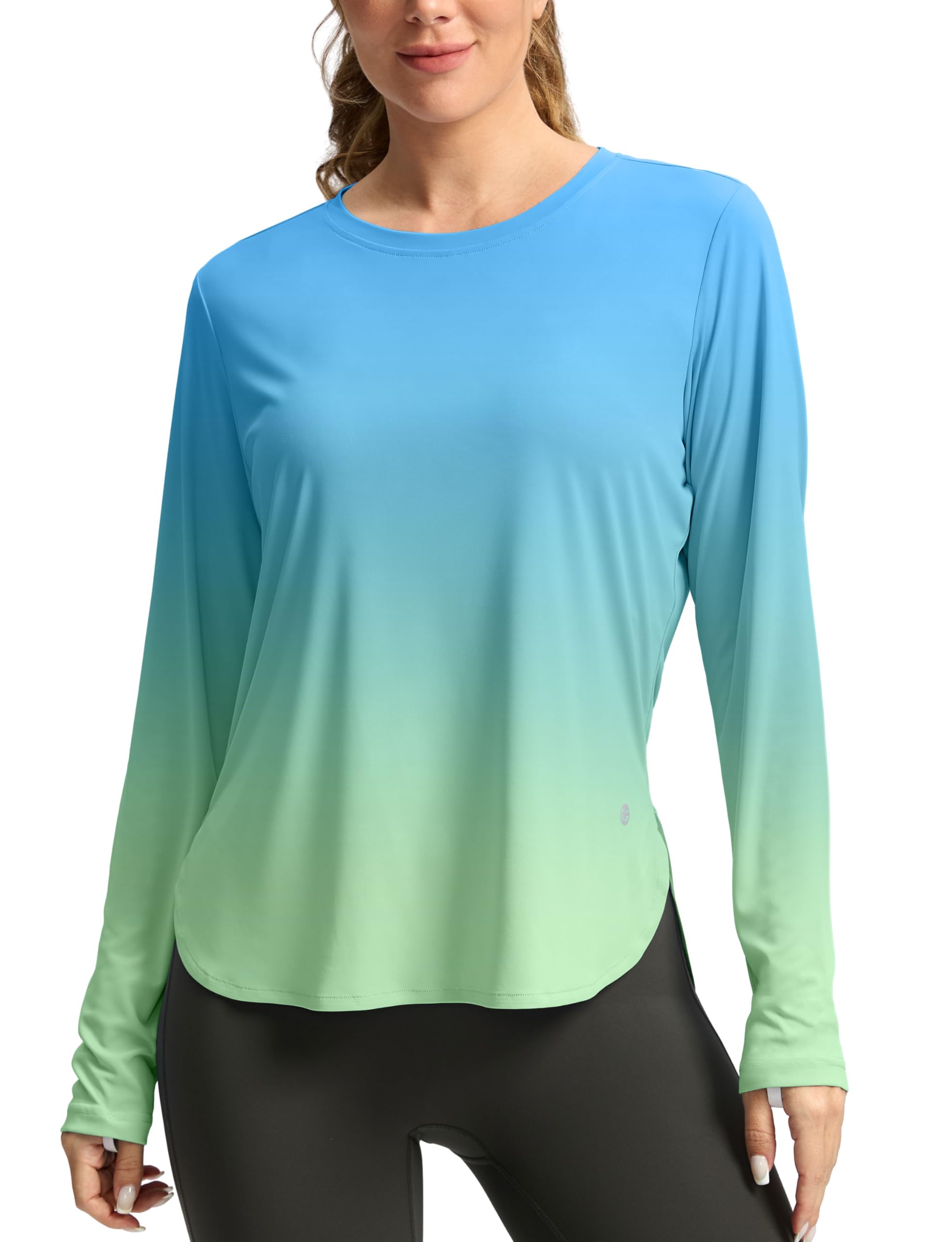 Women's Sun Shirts UPF 50+ Long Sleeve UV Protection Shirt Lightweight Quick Dry Workout Hiking Tops for Women