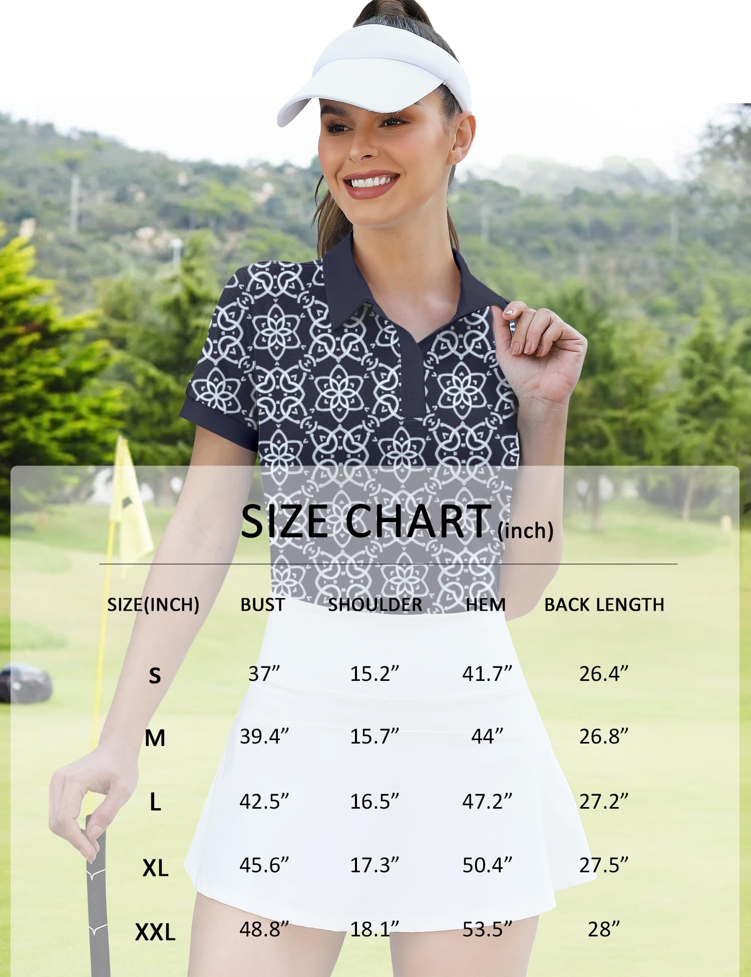 LOMON Womens Golf Polo Shirts Short Sleeve Collared Tops Lightweight Moisture Wicking Tennis Activewear S-XXL