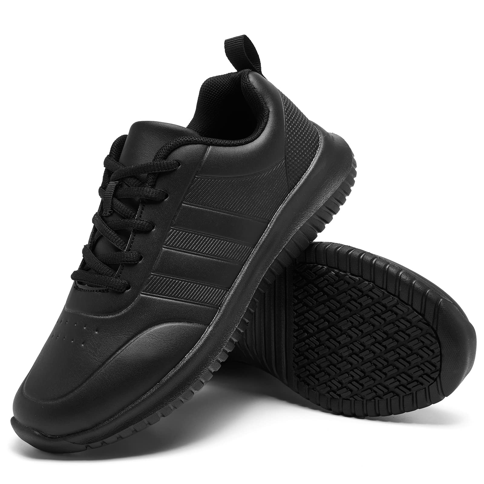 ENLEN&BENNA Food Service Shoes Slip Resistant Shoes for Women Nursing Shoes Comfortable Lightweight Non Slip Work Shoes for Women