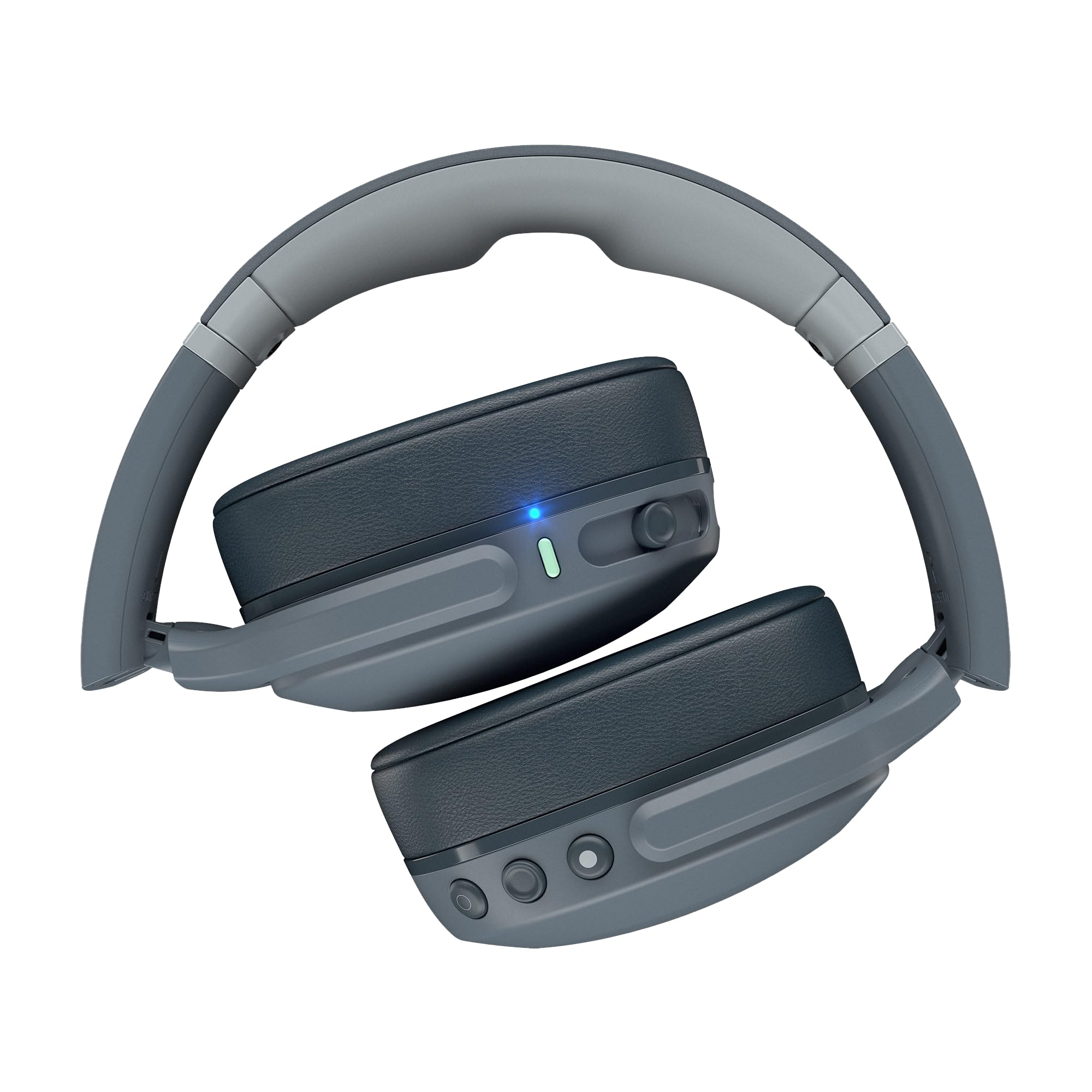 Skullcandy Crusher Evo Wireless Bluetooth Headphones with Multi-Sensory Bass, Noise Isolating Over-Ear Fit, Up to 40 Hours Battery, Microphone for iPhone Android - True Black