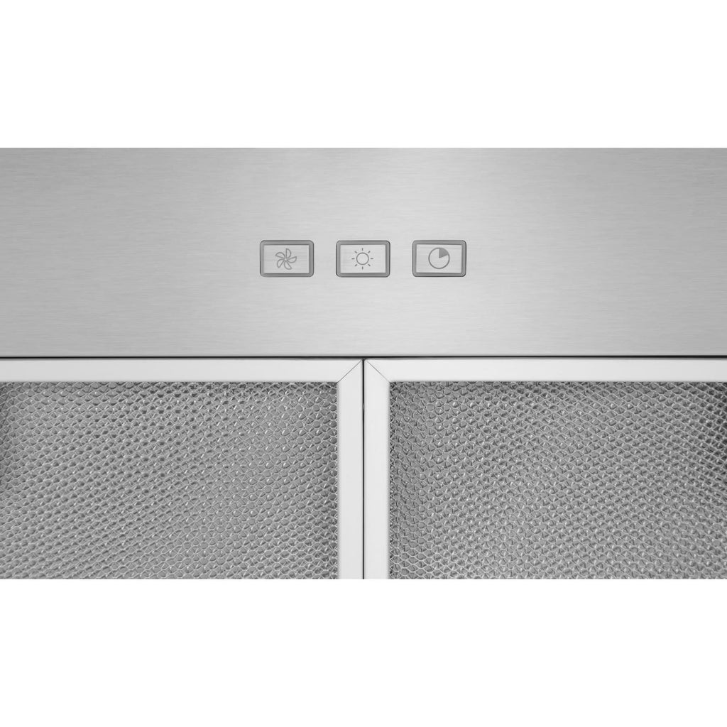 Broan Nu-Tone Broan-NuTone BBN1243SS Custom Built Insert with 2-Speed Exhaust Fan and Light, 300 Max Blower CFM, Stainless Steel, 24-Inch Range Hood Power Pack