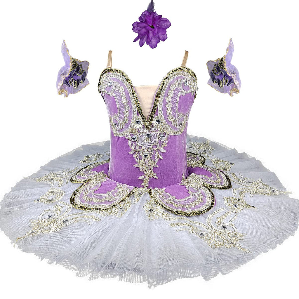 MTPLOP Swan Lake Performance Costume Ballet Dress White Sarong Competition Tutu Kids Adult Ballet Puffy Skirt