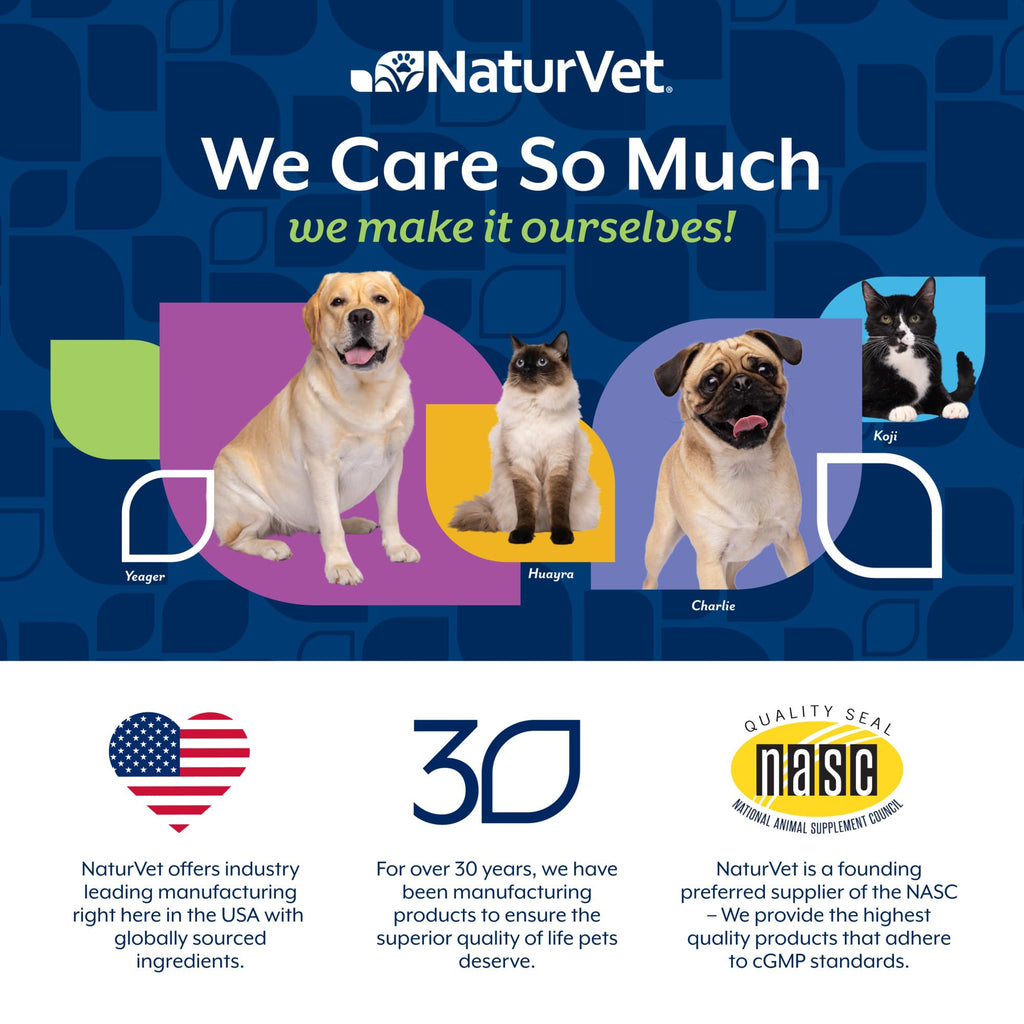 NaturVet – Salmon Oil Skin & Coat Plus Omegas – Supports Healthy Skin & Glossy Coat – Source of Omega-3 & 6 Fatty Acids – for Dogs & Cats (8.75 oz Oil)