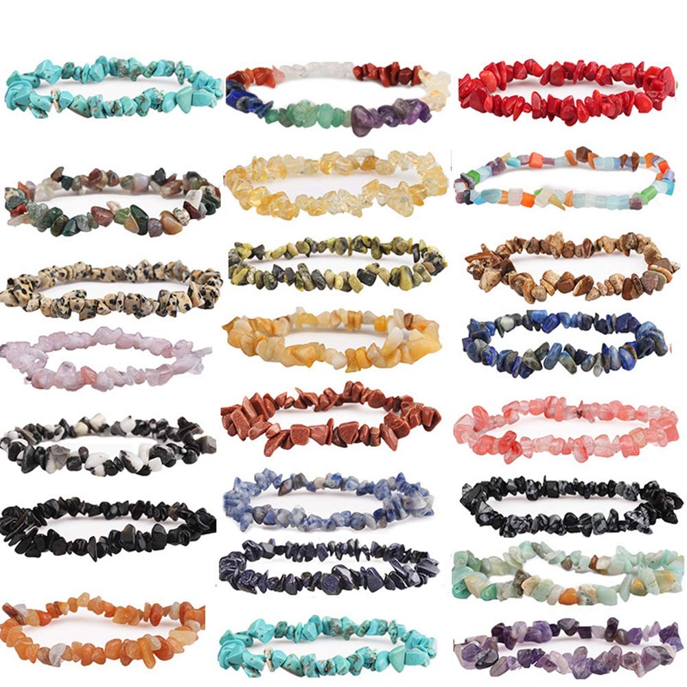 Chip Stone Beads Turquoise 5-8mm About 400 Pieces Irregular Gemstones Healing Crystal Loose Rocks Bead Hole Drilled DIY for Bracelet Jewelry Making Crafting (5-8mm, Turquoise)