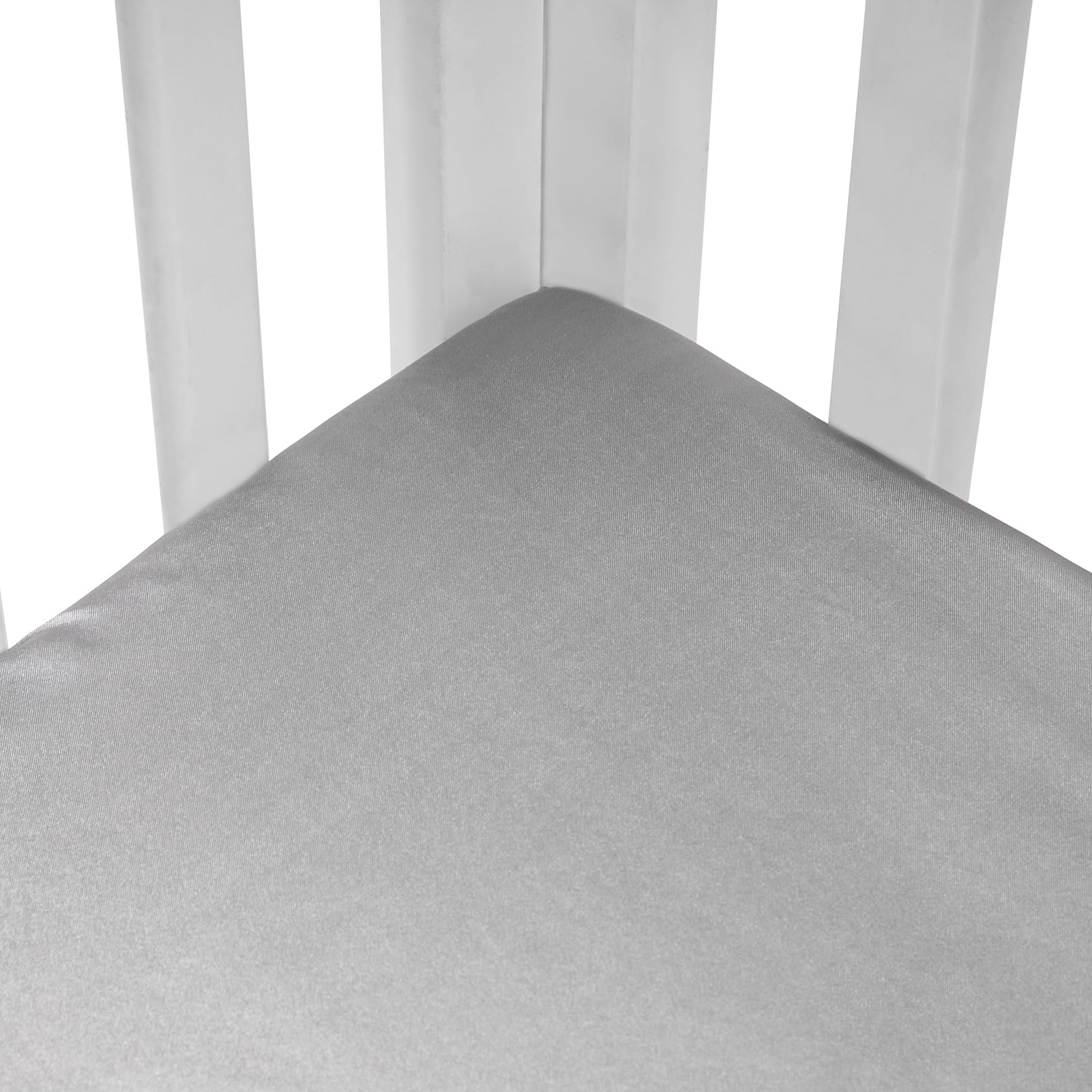 GUNTAIL Baby Crib Sheets for Boys Girls, 2 Pack Fitted Crib Sheet for Standard Crib and Toddler Mattress, Soft Microfiber Baby Sheet 52x28x8in (Brown & Green)