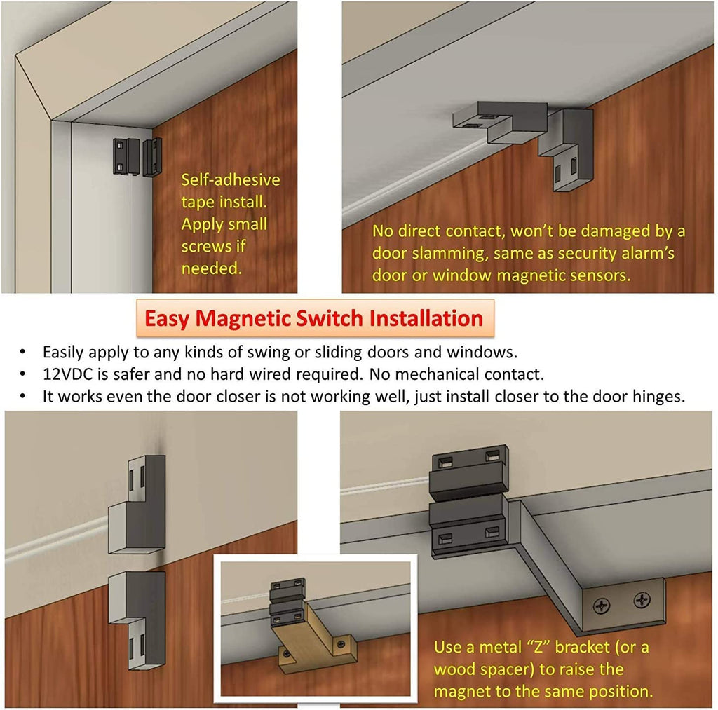 Awoco 24” Super Power 2 Speeds 800 CFM Commercial Indoor Air Curtain, CE Certified, 120V Unheated - Door Switch Included