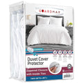 Guardmax Waterproof Duvet Cover - Jersey Fabric with Zipper Closure | Premium Quality, Bed Bug & Allergen Proof Twin (68 x 86)