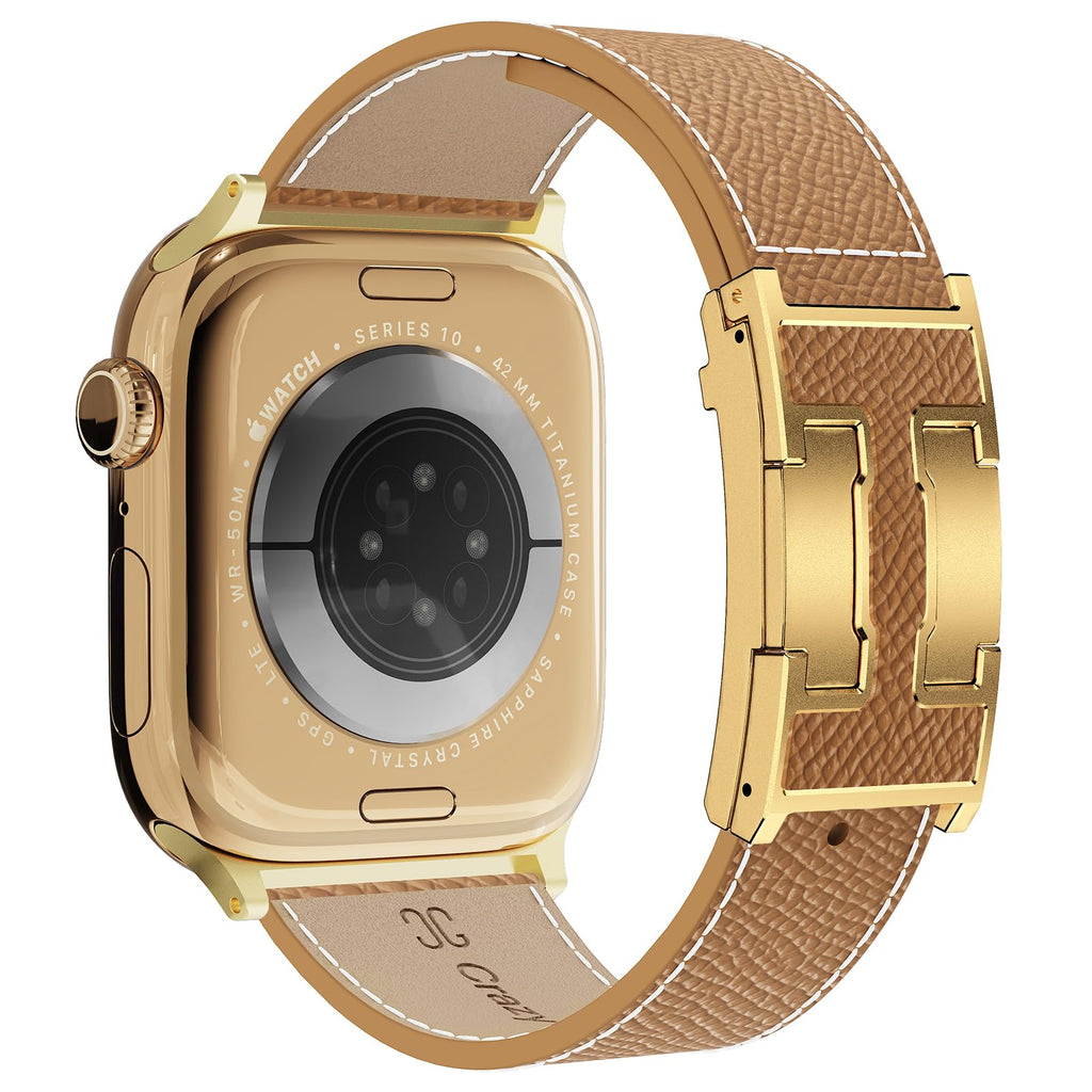 Designer Leather Band Compatible with Apple Watch 49mm46mm45mm44mm42mm41mm 40mm38mm for Women,Magnetic Buckle Replacement Strap for iWatch Ultra 3/2 /1 SE 3/2/1 Series 11/10/9/8/7/6/5/4/3/2/1