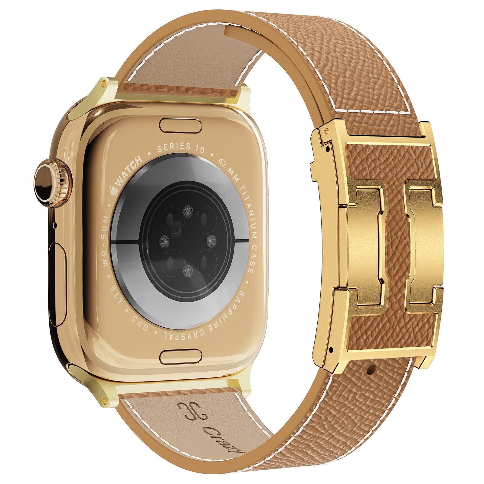 Designer Leather Band Compatible with Apple Watch 49mm46mm45mm44mm42mm41mm 40mm38mm for Women,Magnetic Buckle Replacement Strap for iWatch Ultra 3/2 /1 SE 3/2/1 Series 11/10/9/8/7/6/5/4/3/2/1