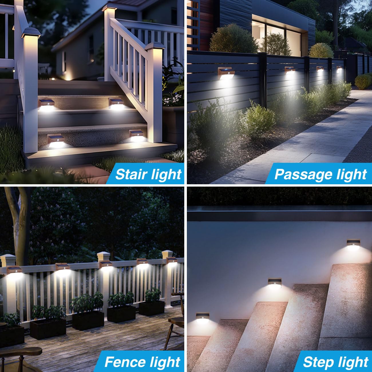 Peasur 1 Pack Solar Motion Lights Outdoor, Solar Security Light with 3 Modes, IP65 Waterproof Flood Lights Outside for Camping Garden Patio Garage Backyard, Brown Warm
