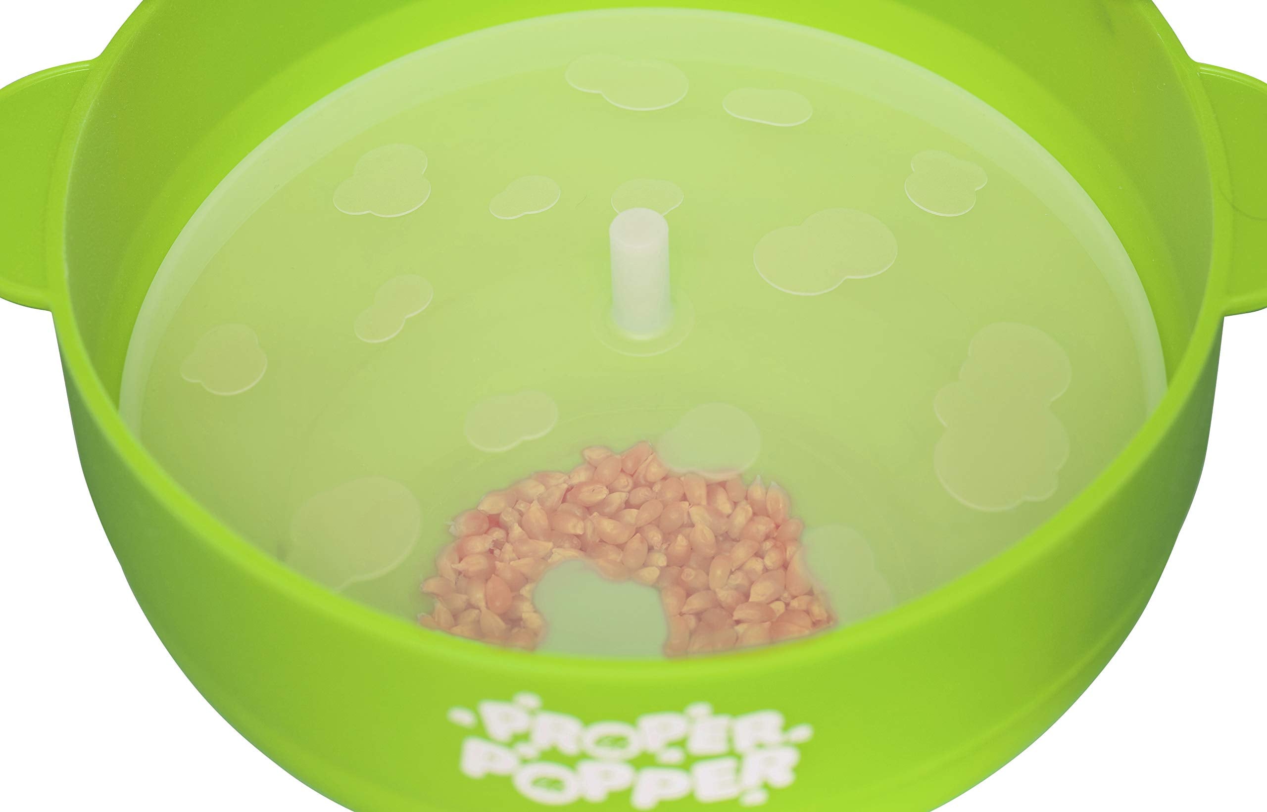 The Original Proper Popper Microwave Popcorn Popper, Silicone Popcorn Maker, Collapsible Bowl BPA Free & Dishwasher Safe - (Aqua)