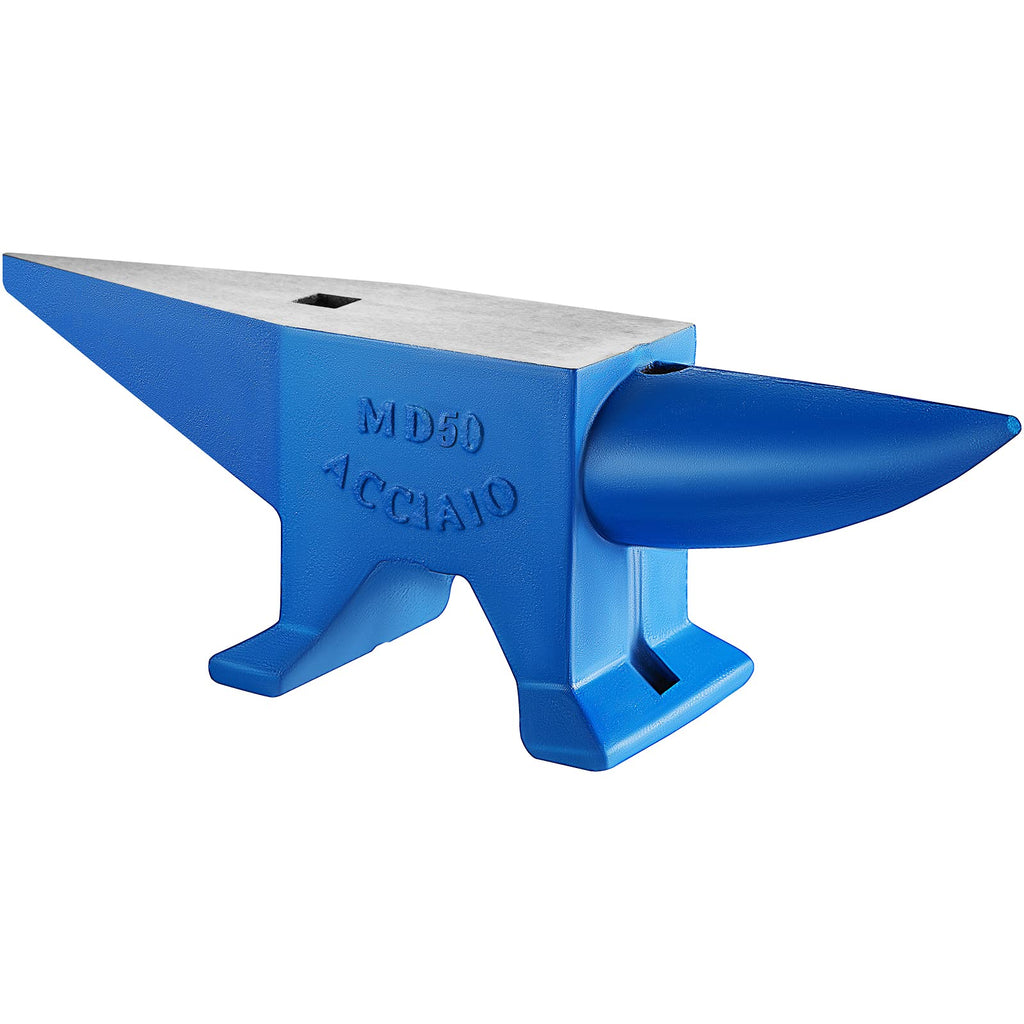 VEVOR Single Horn Anvil, 9 Lbs Cast Steel Anvil, High Hardness Rugged Round Horn Anvil Blacksmith, Compact Design and Stable Base, Forge Tools and Equipment, Metalsmith Tool for Bending and Shaping
