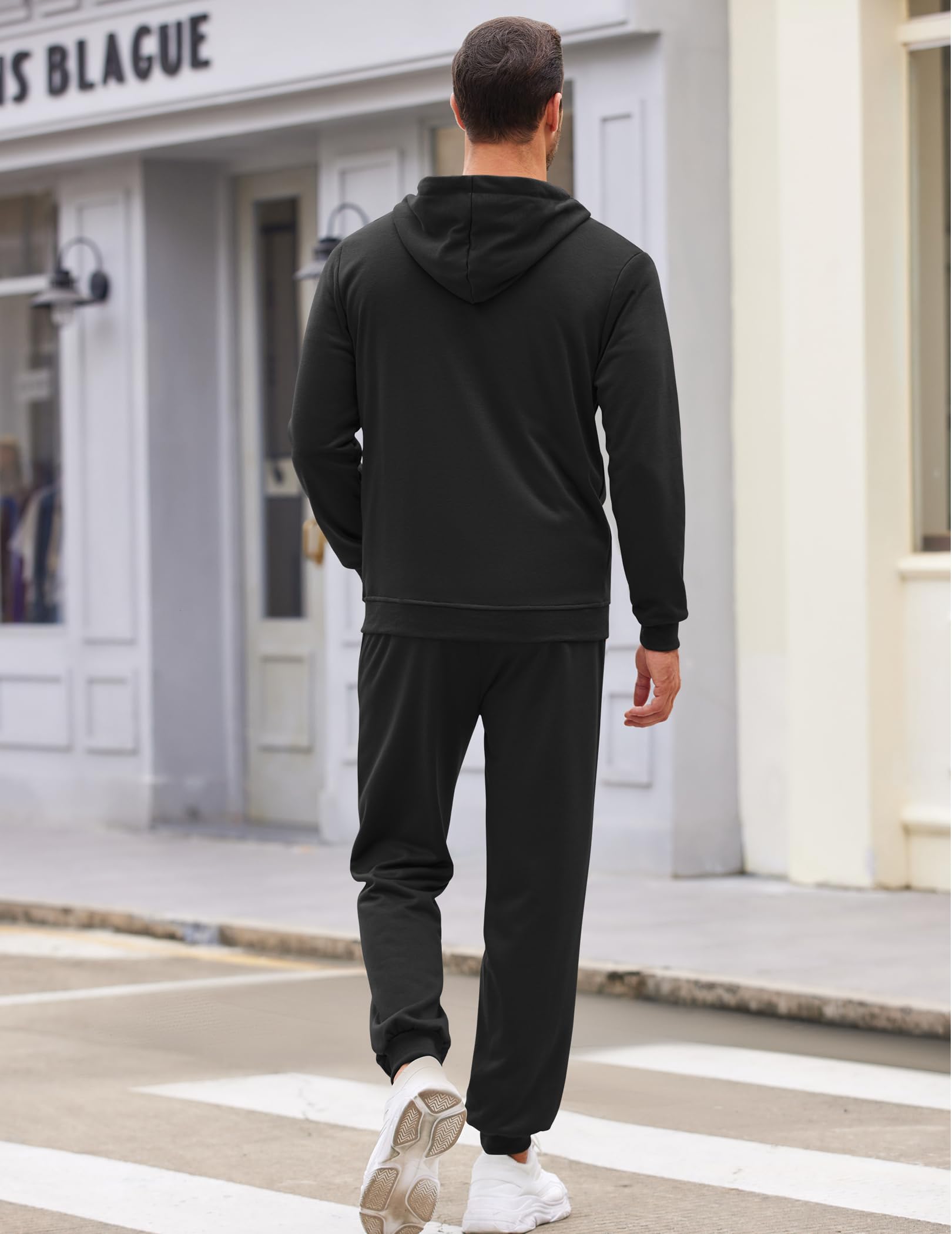 COOFANDY Sweatsuits for Men 2 Piece tracksuit Sets Full Zip Hoodie Sweatpants for Men Casual Sports Jogging Suits S-4XL