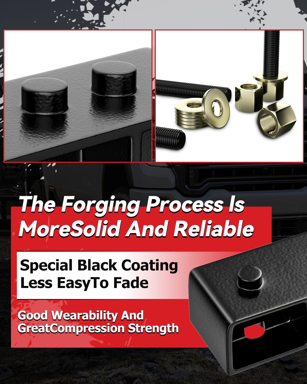 PROEZE 1.5" Front Leveling Lift Kits for 2004-2024 F150 2003-2018 Expedition 2005-2008 Mark LT, 1.5'' Forged Front Strut Spacers Lift Kits