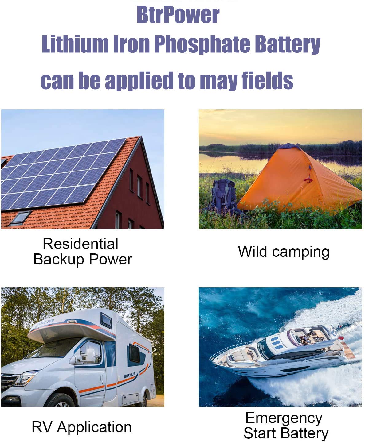 12V Lithium Battery,5000+ Deep Cycle LiFePO4 Battery with Built-in 100A BMS fit for Home Storage,Trolling Motor,RV,Off-Grid System,Solar Power System,Marine (2PACK-12V100AH)