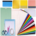 GO2CRAFT All-in-One Accessories Bundle, 90Pcs Ultimate Tools and Accessories with Vinyl, Weeding Tools, Transfer Tape, Crafting Starter Kit