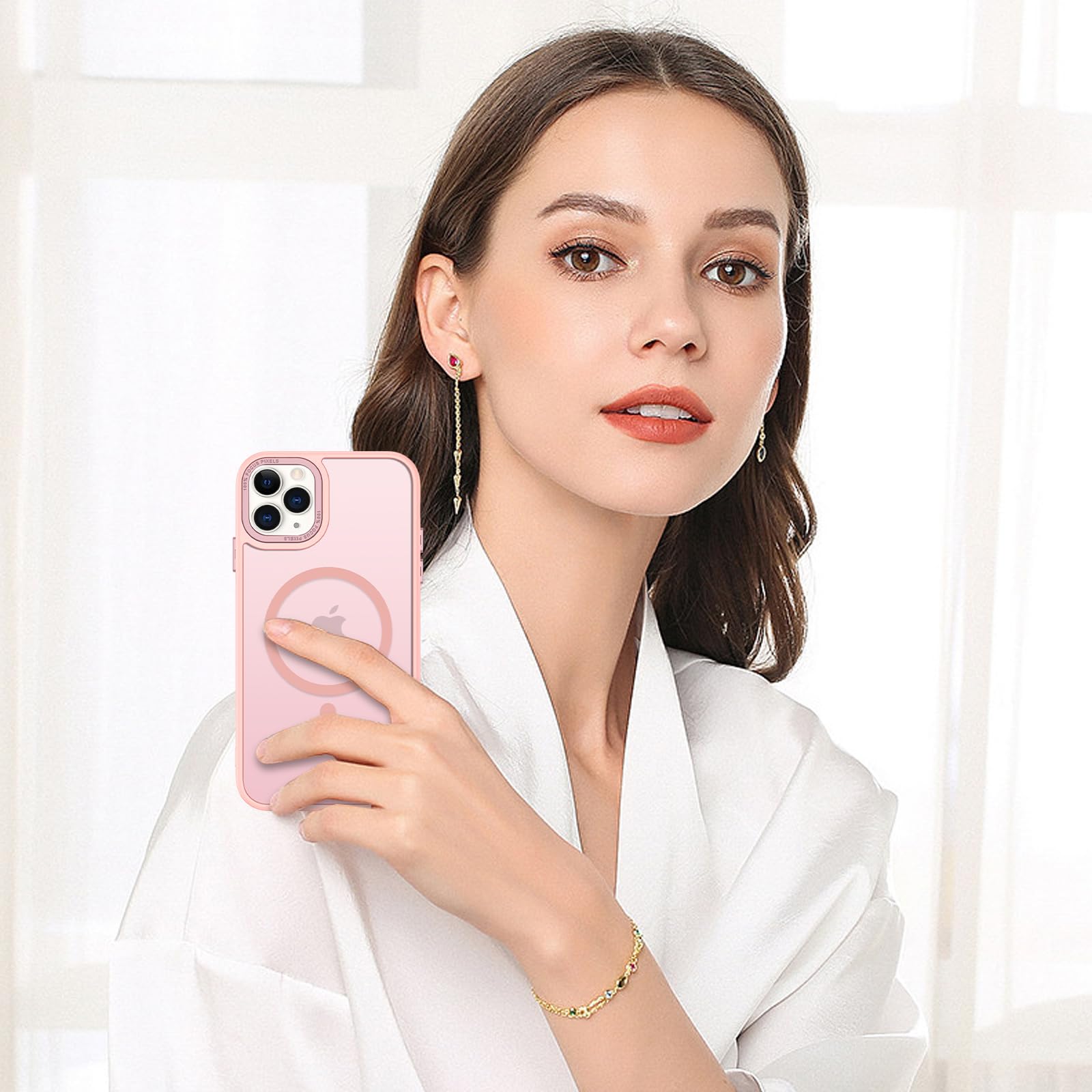 BENTOBEN for iPhone 11 Pro Case 2019 [Compatible with Magsafe] Translucent Matte Magnetic Phone Case iPhone 11 Pro 5.8" Slim Thin Shockproof Bumper Women Men Protective Cases Cover, Black