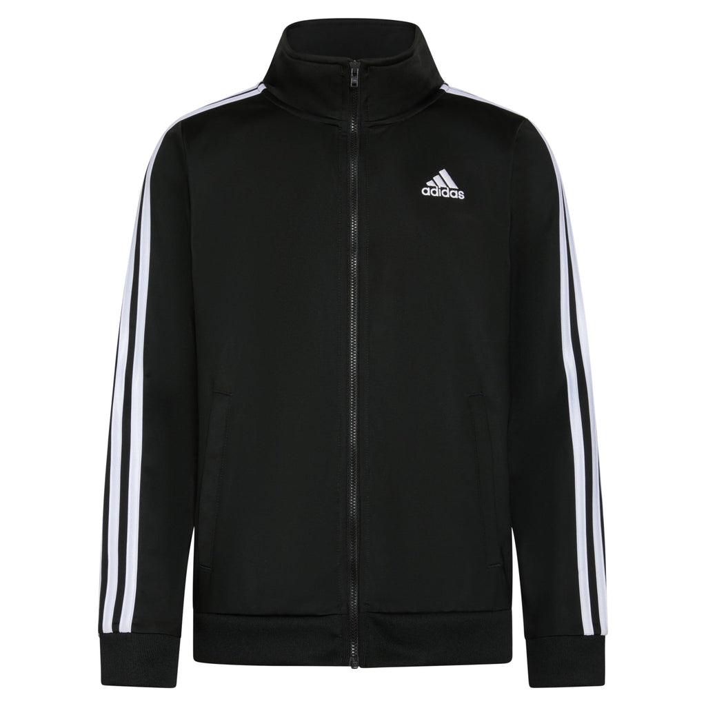 adidas boys Zip Front Iconic Tricot Jacket