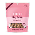 Bocce's Bakery Bac'n Nutty Soft & Chewy Dog Treats, Wheat-Free PB & Bacon Flavored All Natural Limited Ingredient Oven Baked Cookies for Dogs, 6 oz Bag