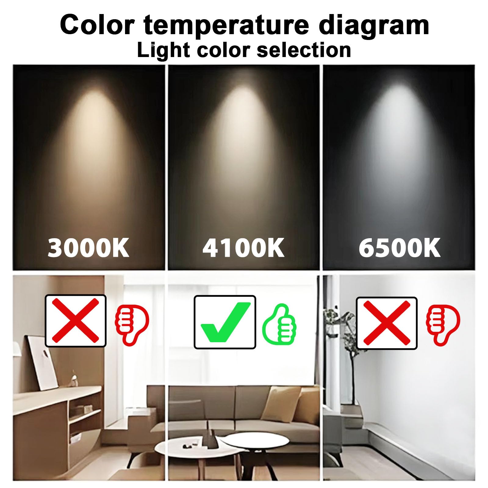 Konideke 18 Inch F15T8/CW T8 15W Fluorescent Light Bulb Cool White, F15T8/SP41 Replacement Bulb for Garage, Office, Kitchen Under-Cabine, G13 Base 6 Count