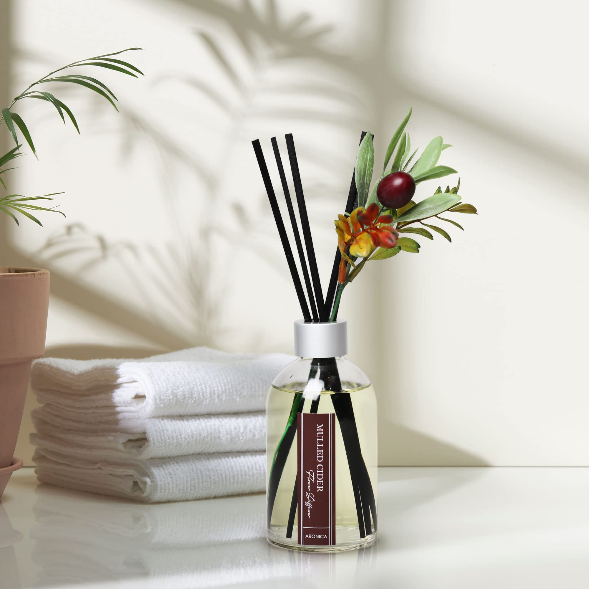 Aronica Modern Christmas Décor, Christmas Smells for House, Holiday Pine Aesthetic Diffuser, Simple Scents Evergreen Trees Boho, Cozy Office Decor for Holiday, Winter Bathroom Decor