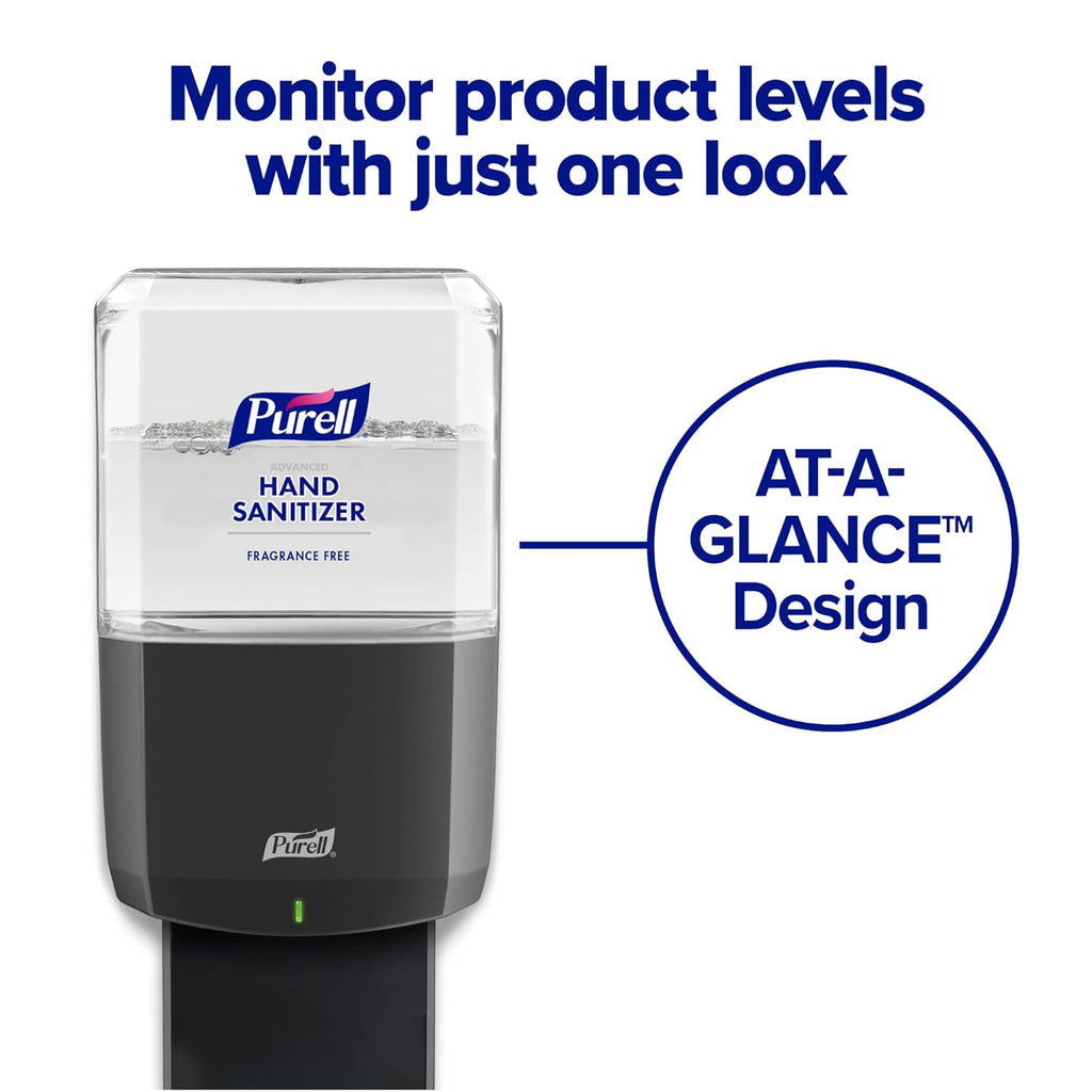 PURELL Brand Advanced Hand Sanitizer Foam, Clean Scent, 1200 mL Refill for PURELL ES6 Automatic Hand Sanitizer Dispenser (Pack of 2) - 6453-02