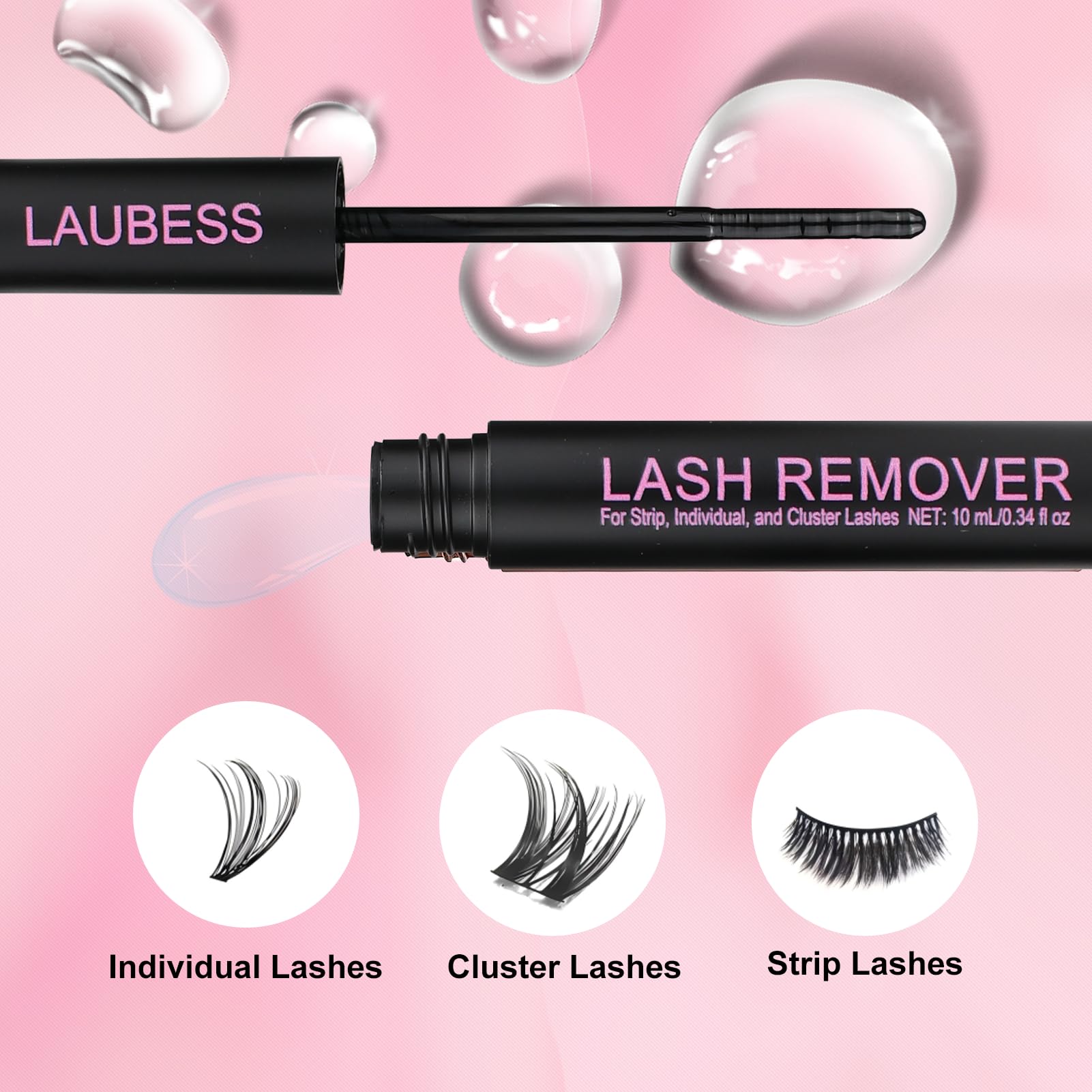 Lash Bond and Seal Mascara for Long Lasting Waterproof Eyelash Extensions - 5ml+5ml