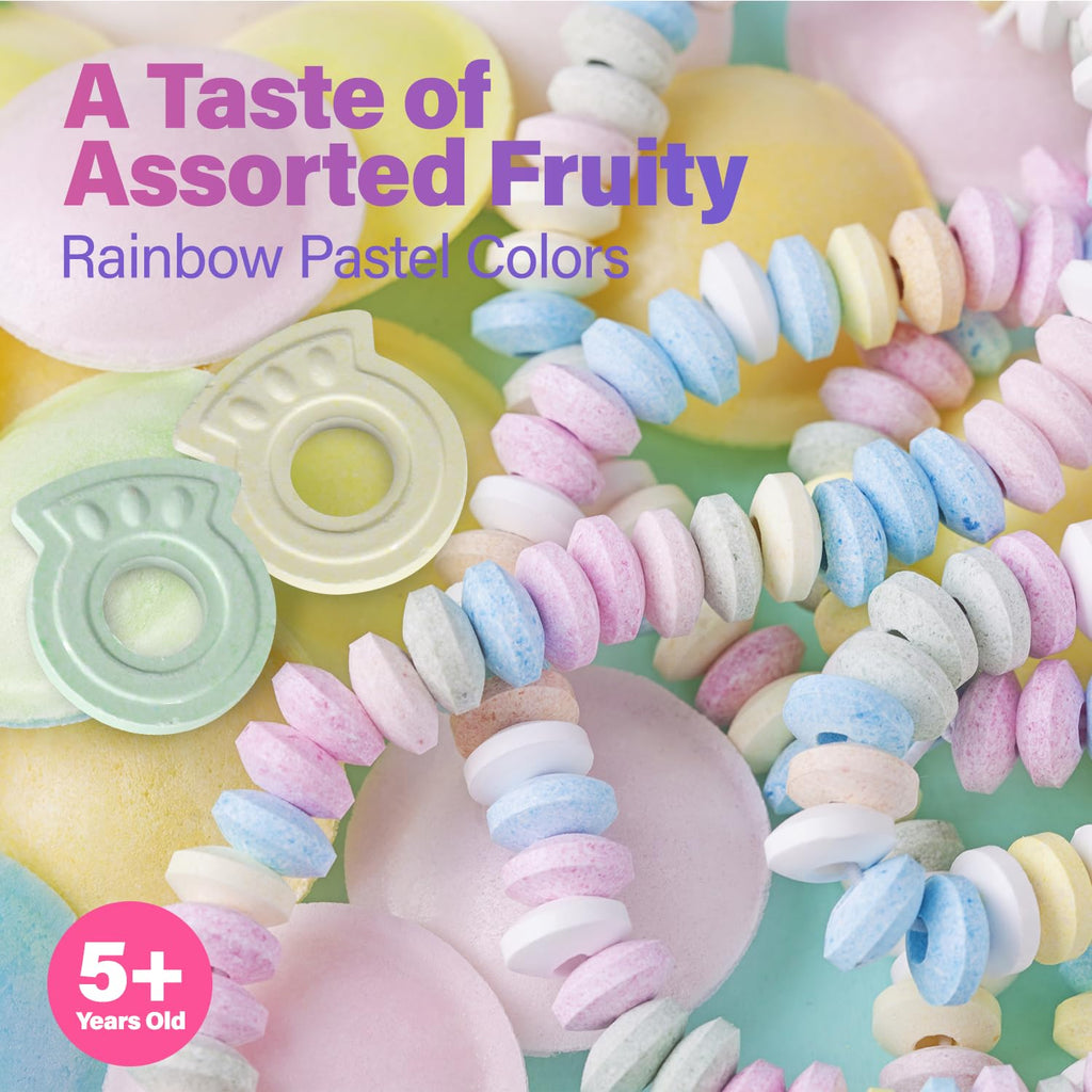 Fresh Finest 48-Count Bulk Candy Bracelets - Individually Wrapped Novelty Candy Bracelets. Perfect for Party Favors, Goody Bags, Candy Buffets, and Retro-Themed Events.