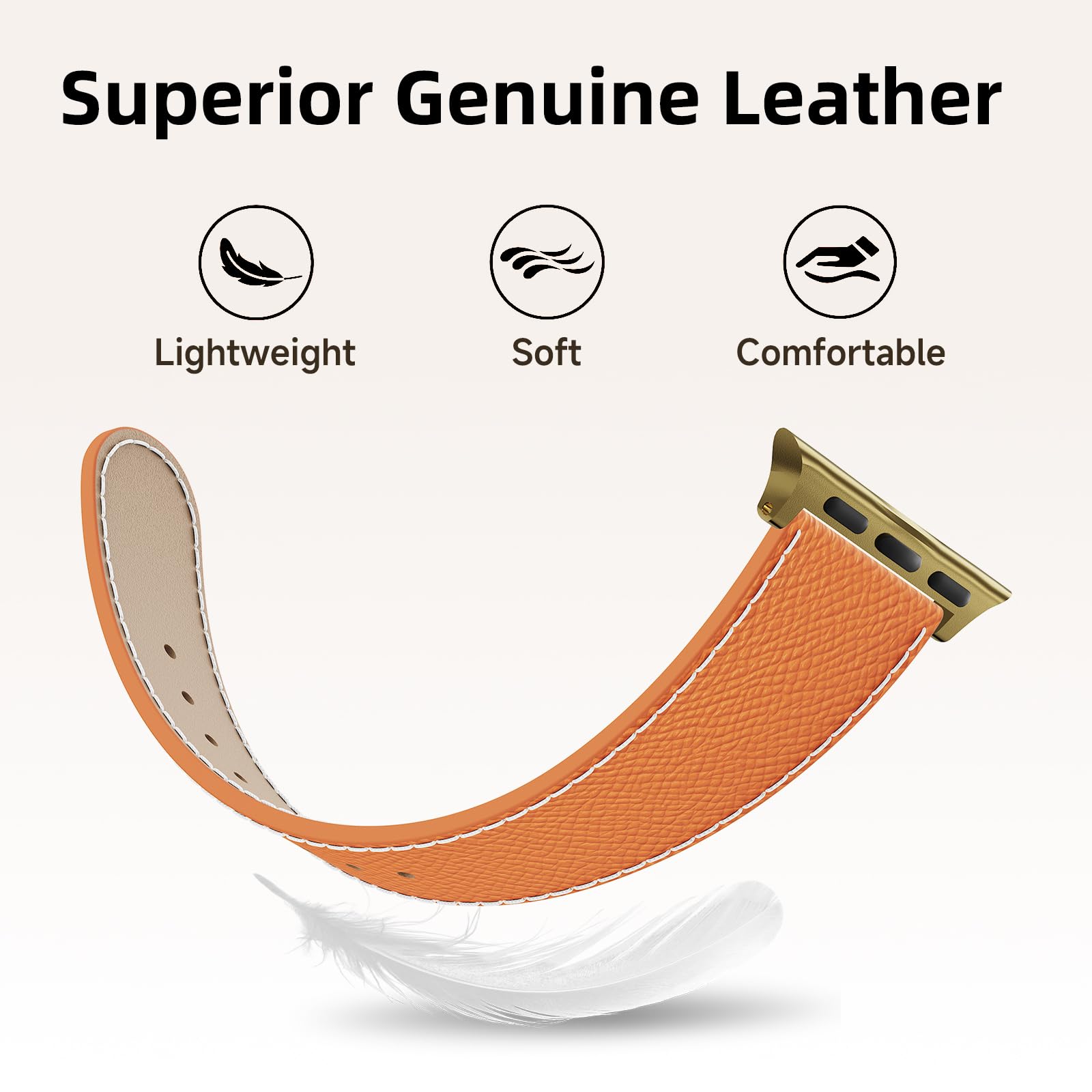 Designer Leather Band Compatible with Apple Watch 49mm46mm45mm44mm42mm41mm 40mm38mm for Women,Magnetic Buckle Replacement Strap for iWatch Ultra 3/2 /1 SE 3/2/1 Series 11/10/9/8/7/6/5/4/3/2/1