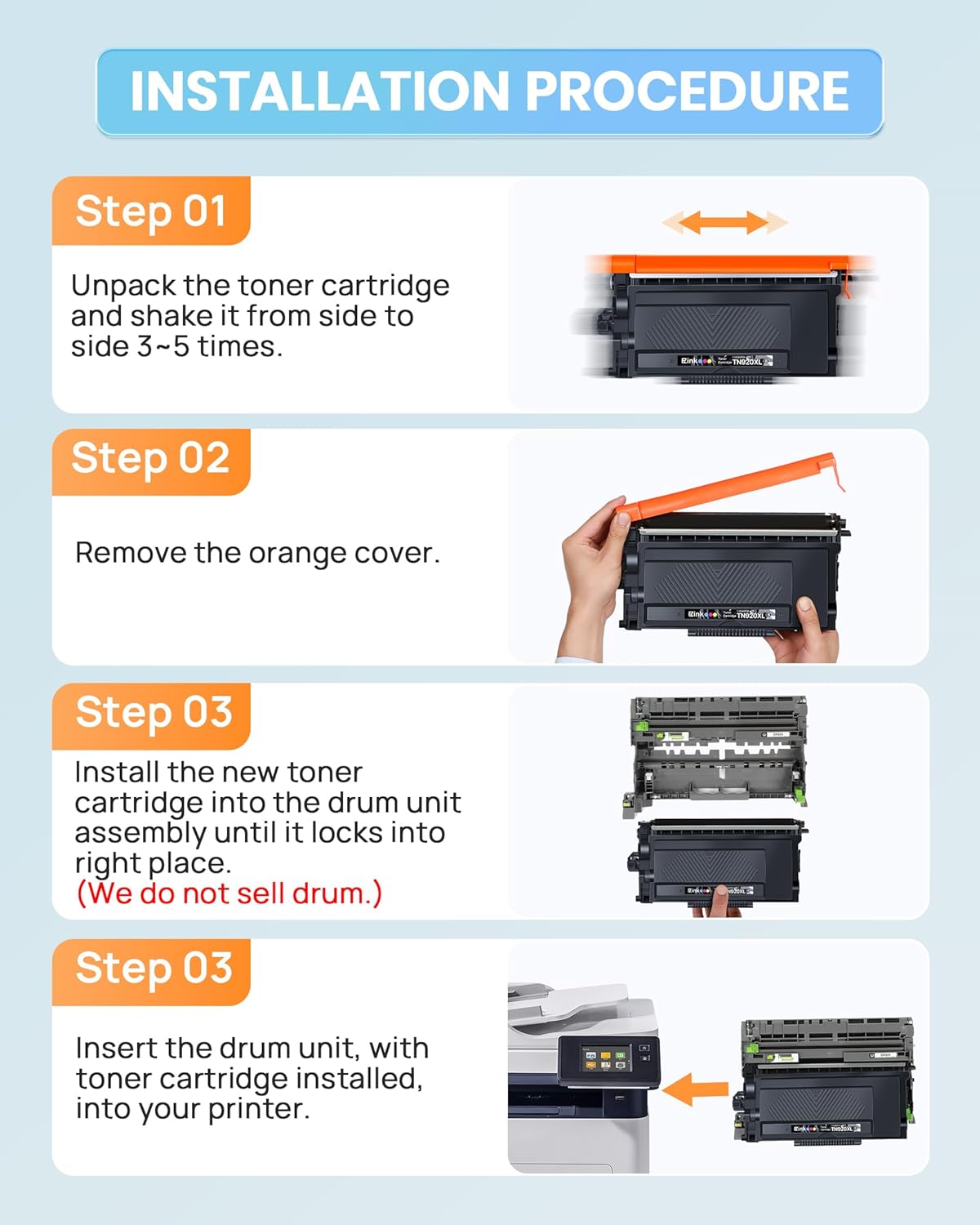 E-Z Ink TN920XL TN920 Toner Cartridge for HL-L6210DW HL-5915DW Compatible Replacement for Brother TN 920XL TN920XXL TN920UXXL TN-920 XL High Yield Use with HL-L6210DWT HL-L5210DW (4 Black, with Chip)