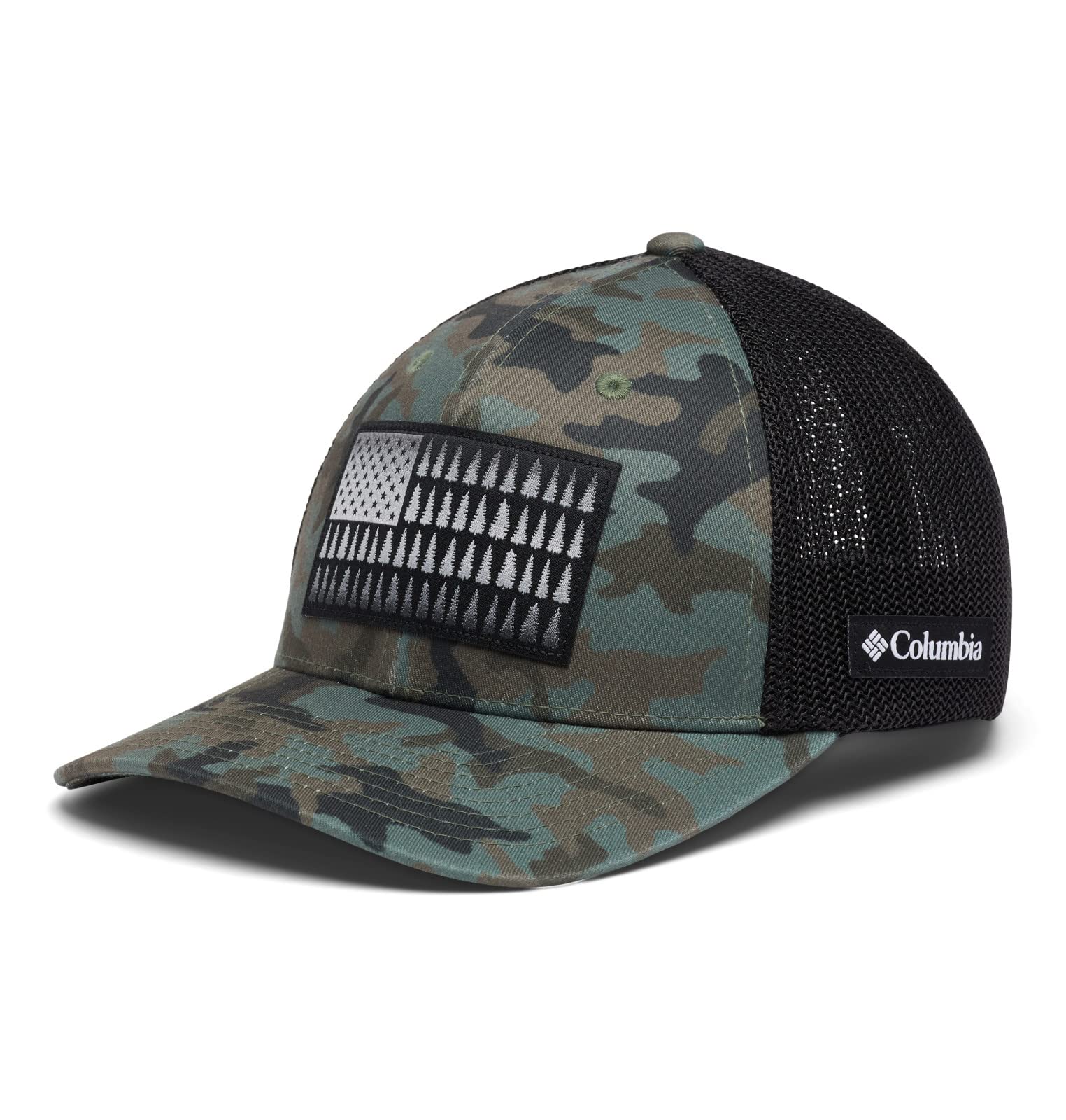 Columbia Unisex Adult PFG Logo Mesh Ball Cap