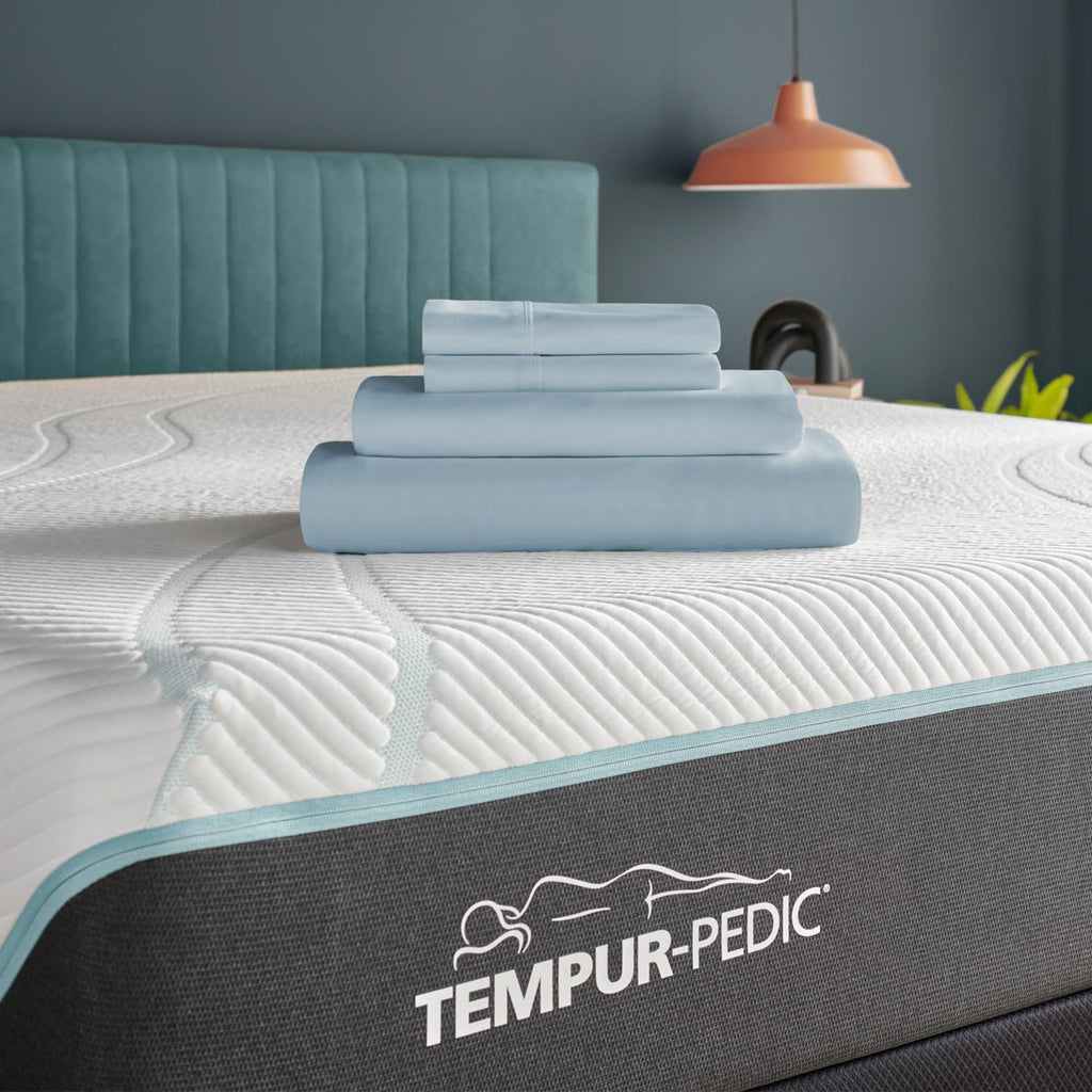 TEMPUR Classic Cotton Sheet Set Cool Gray - Twin