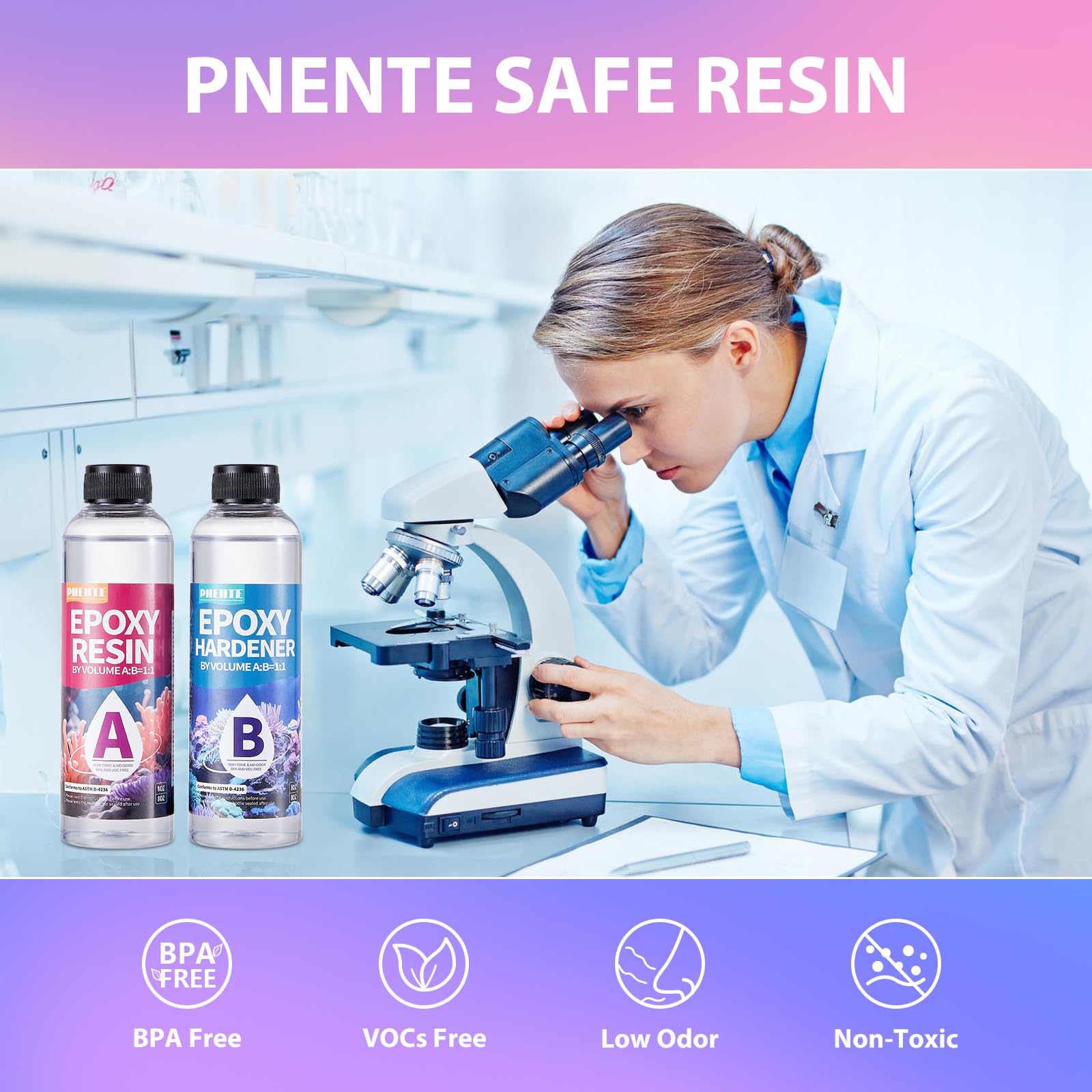 1 Gallon Epoxy Resin Kit, Crystal Clear and Hard Upgraded 2 Part Resin and Hardener for Casting Coating, Countertop, Table top, Art DIY Handcraft Jewelry