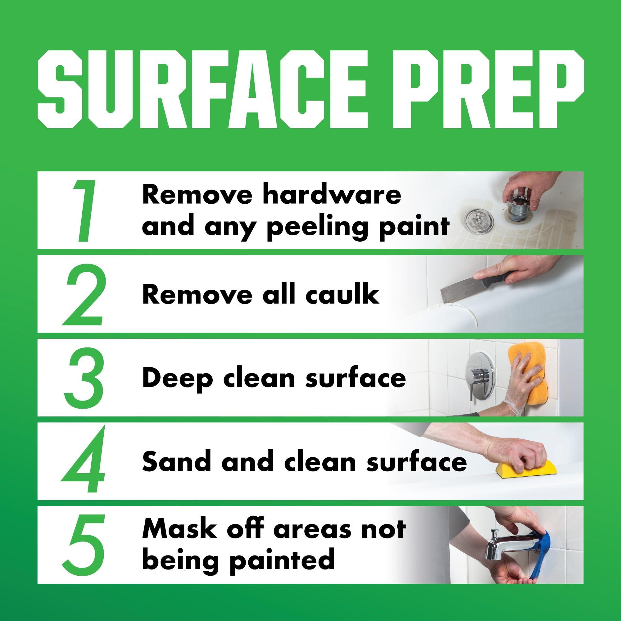 Rust-Oleum 384166 Tub And Tile Refinishing 2-Part Kit, Gloss Coastal Fog