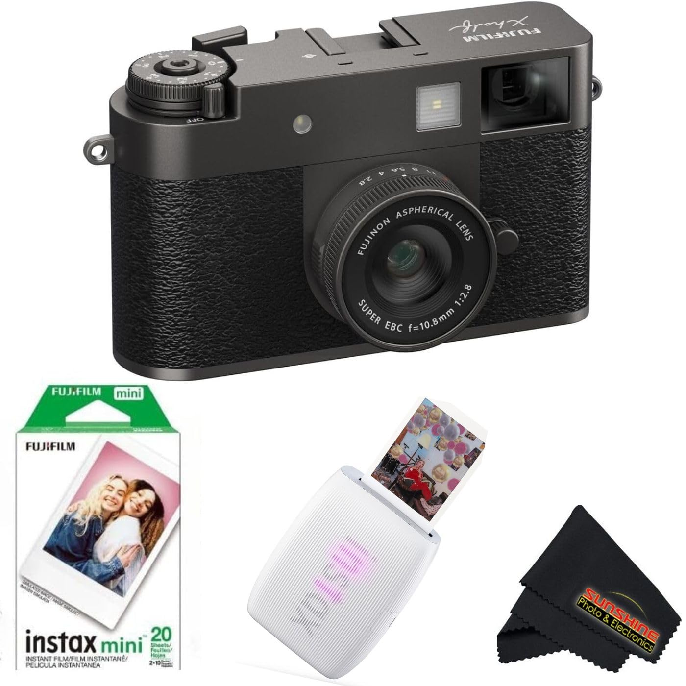 FUJIFILM X Half Premium Compact Camera - Black