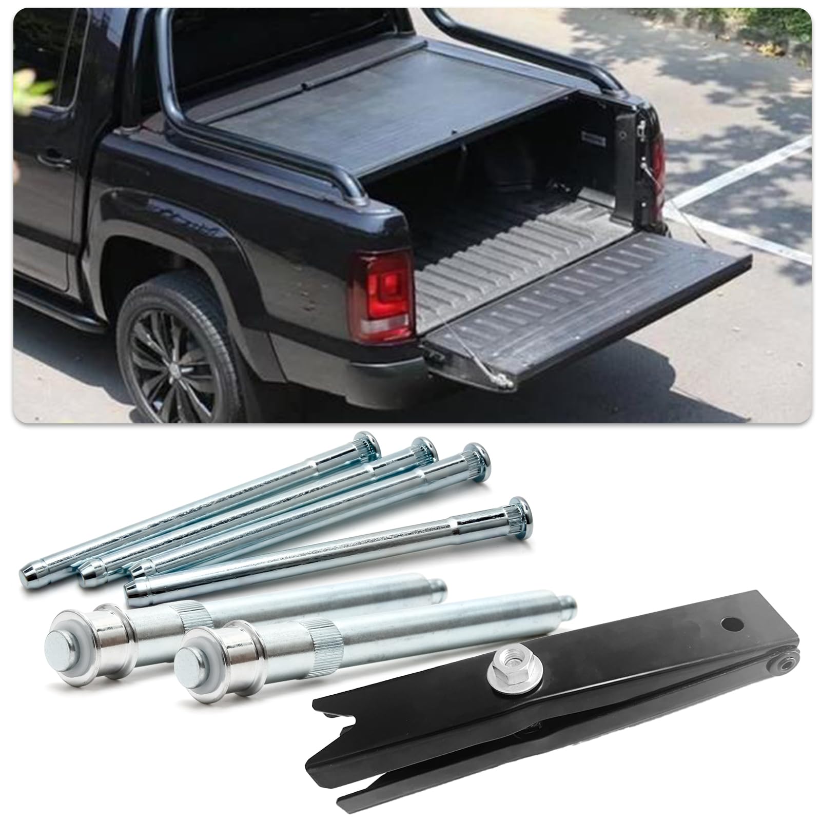 Door Hinge Pin and Bushing Kit Hinge with Pin LEDAUT Replacement for Ford F150-F350 Bronco SUV