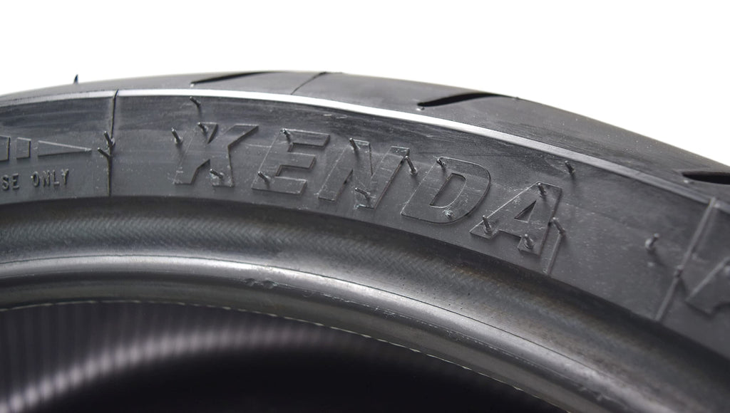 Kenda KM1 (KM001) 110/70R17 Front Tire for Sport Touring Motorcycle 54H - Radial Tire with High-Speed Stability & Excellent Wet Grip w/Keychain (110/70-17)