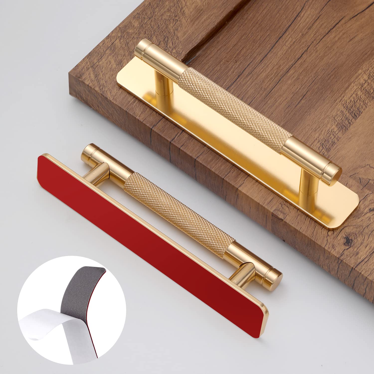 2 Pack 4 1/4 Inch 108 mm Copper Cabinet Handles Aluminum Cabinet Pulls Drawer Pulls