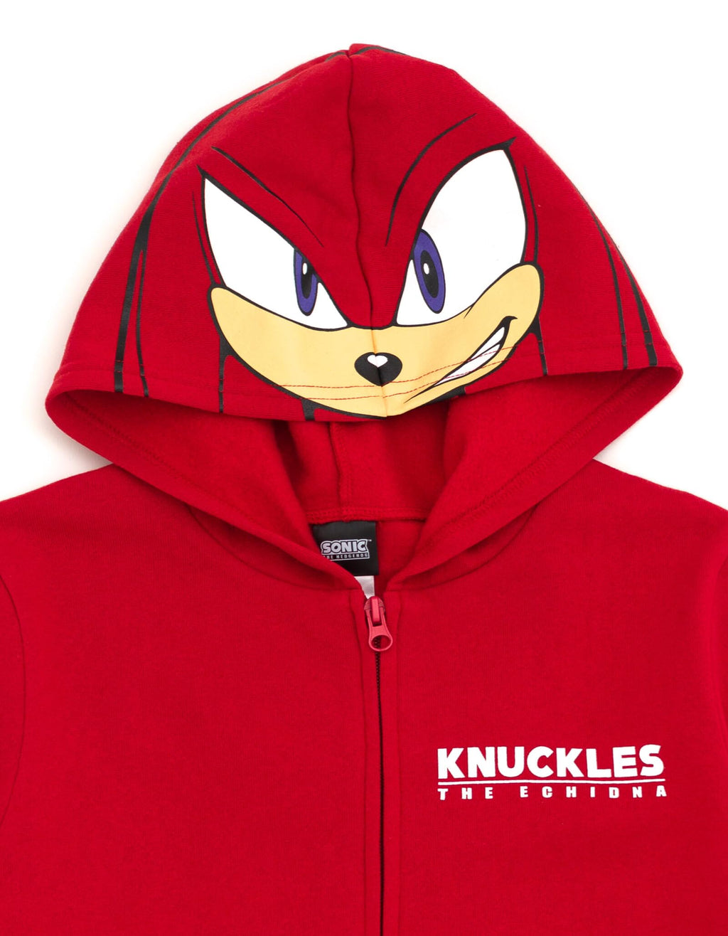 SEGA Sonic the Hedgehog Cosplay Fleece Zip-Up Hoodie Toddler to Big Kid