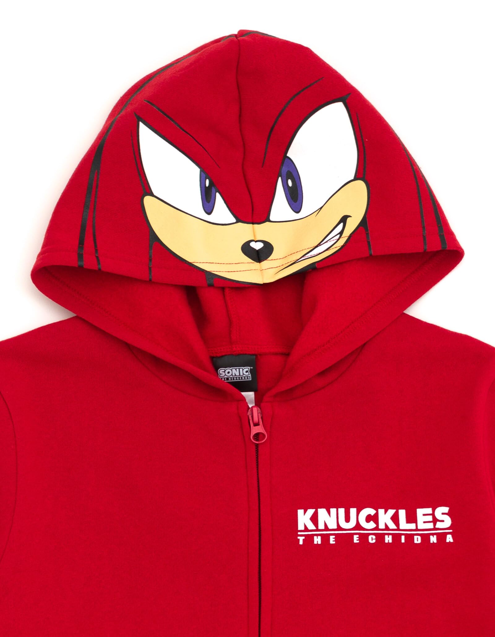 SEGA Sonic the Hedgehog Cosplay Fleece Zip-Up Hoodie Toddler to Big Kid