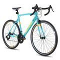 HILAND 700c Road Bike 14 Speed, Aluminum Frame Racing Bike, City Commuter Bicycle for Men Women