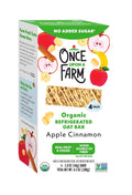 Once Upon a Farm Organic Apple Cinnamon Refrigerated Oat Kids' Bar Multipack,4-1.6oz Bars