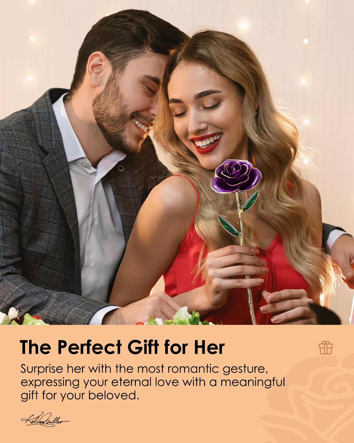 24K Gold Dipped Real Rose – Handcrafted, Bold, One of a Kind – Romantic Gift for Her – Ideal for Birthday, Anniversary, Mother’s Day, Valentine’s (Black)