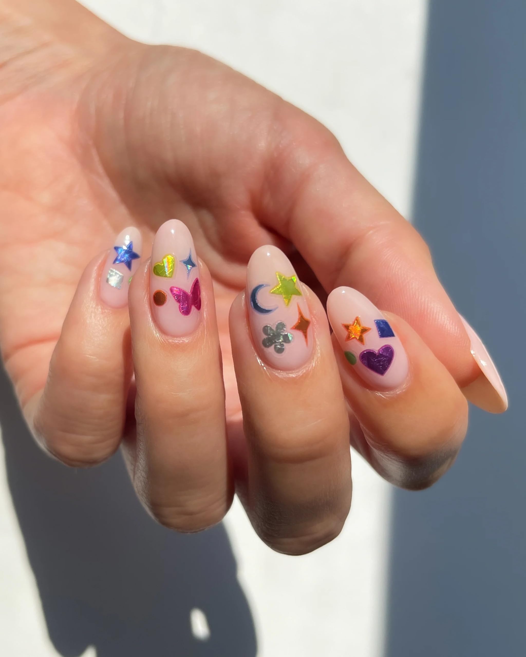 Deco Beauty 90s Baby - Super Thin & Easy-to-Apply Nail Art with The Cutest Designs - Durable & Long-Lasting Nail Art Stickers and Decals for Women, for DIY at-Home Manicures & Salon-Quality Nails