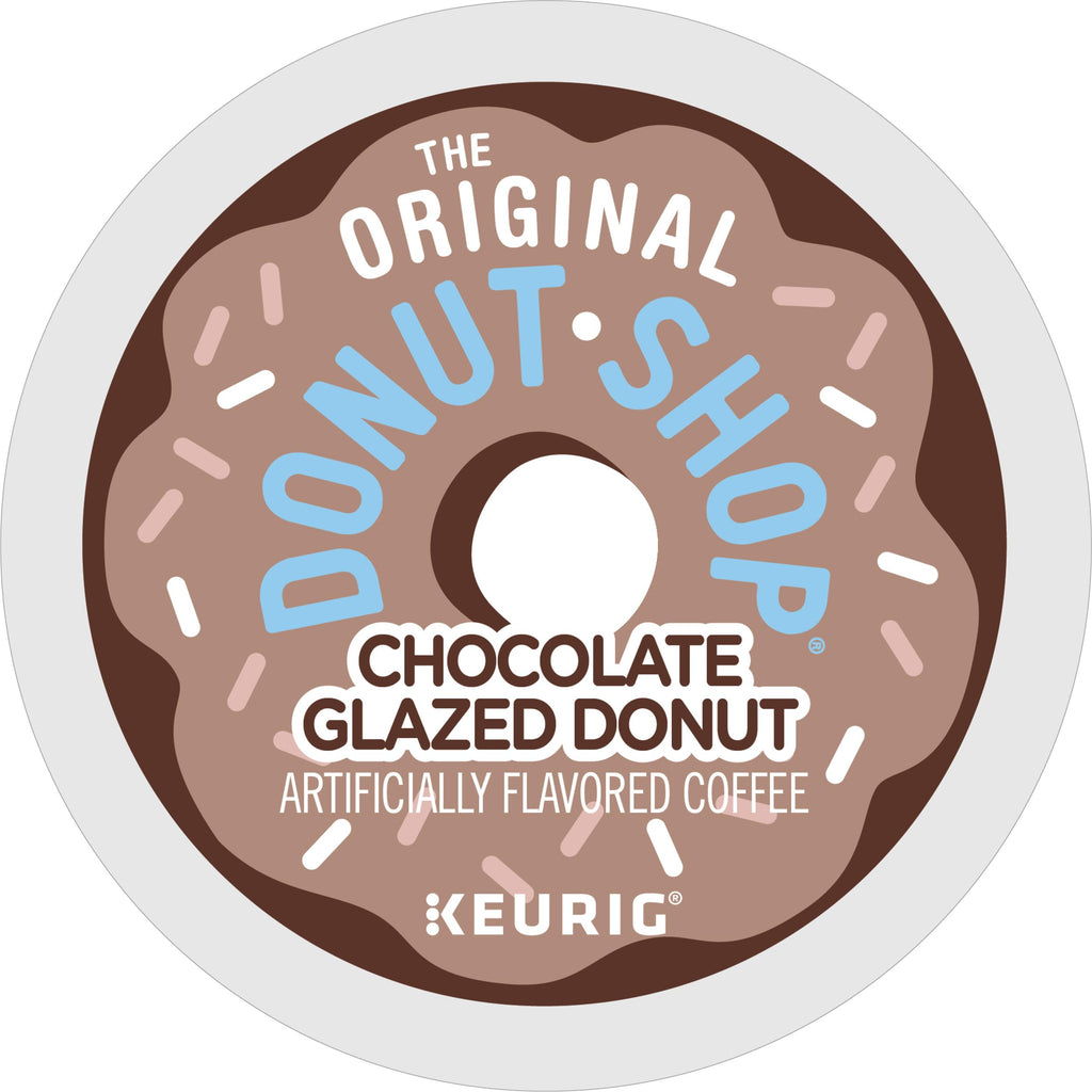 The Original Donut Shop Coffee Chocolate Glazed Donut Keurig Single-Serve K-Cup Pods, Medium Roast Coffee, 60 Count (6 Packs of 10)