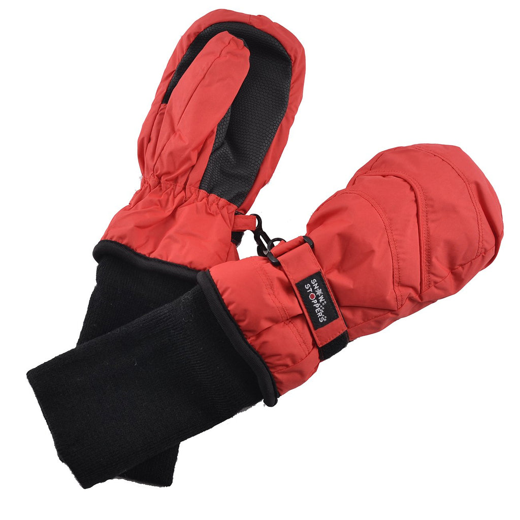 SnowStoppers Kids Waterproof Long Cuff Winter Mittens